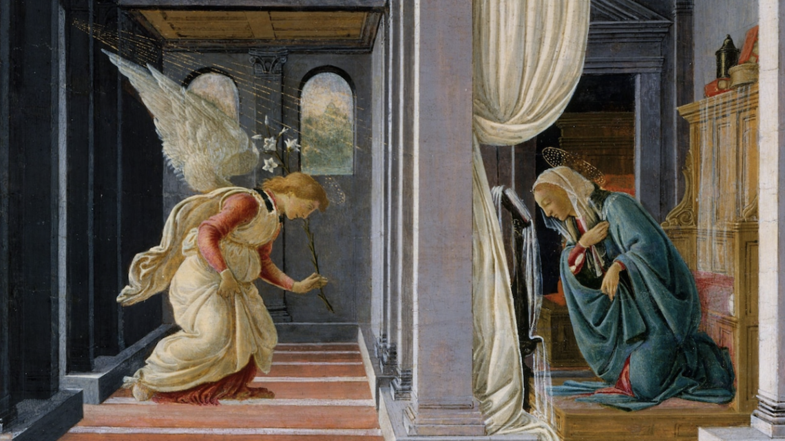 The Annunciation by Sandro Botticelli
