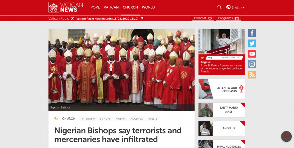 Nigerian Bishops Fr. Nicholas Oboh