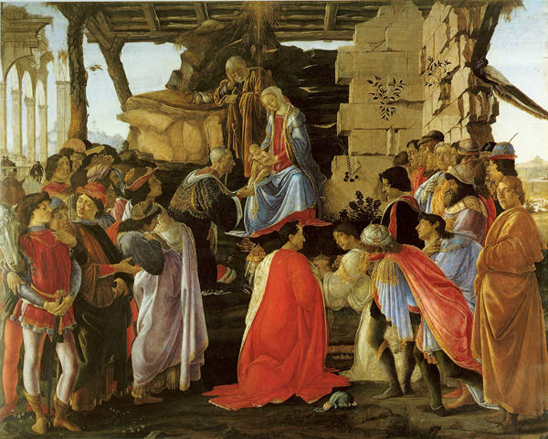 Adoration of the Magi Sandro Botticelli Nativity