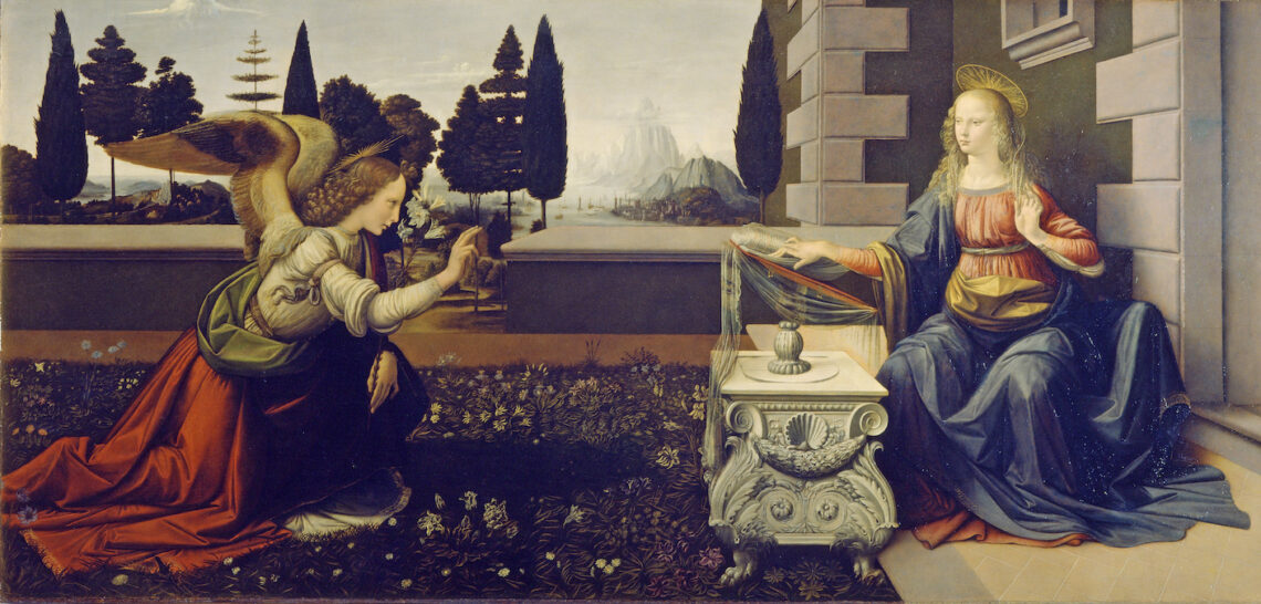 The Annunciation by Leonardo da Vinci